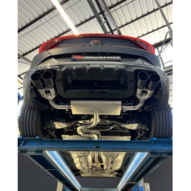 Tube intermédiaire en inox  + Silencieux arrière Sport Line Black Cupra Formentor (KM) 1.4 e-Hybrid (110kW) 2021 - Aujourd'hui