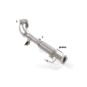 Tube suppression catalyseur Inox Ford Focus Mk4 (typ DEH) 2.3 Ecoboost ST (206kW) 2020 - Aujourd'hui