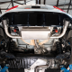 Silencieux arrière Carbon Shot Ford Focus Mk4 (typ DEH) 1.0 Ecoboost (92kW / 92kW Hybrid - NO Multilink) 2018 - Aujourd'hui