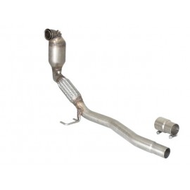 Catalyseur Groupe N + tube suppression FAP en inox Audi A3 1.9TDI DPF (77KW) - 2.0TDI DPF (103KW) 06/2005 - 06/2008