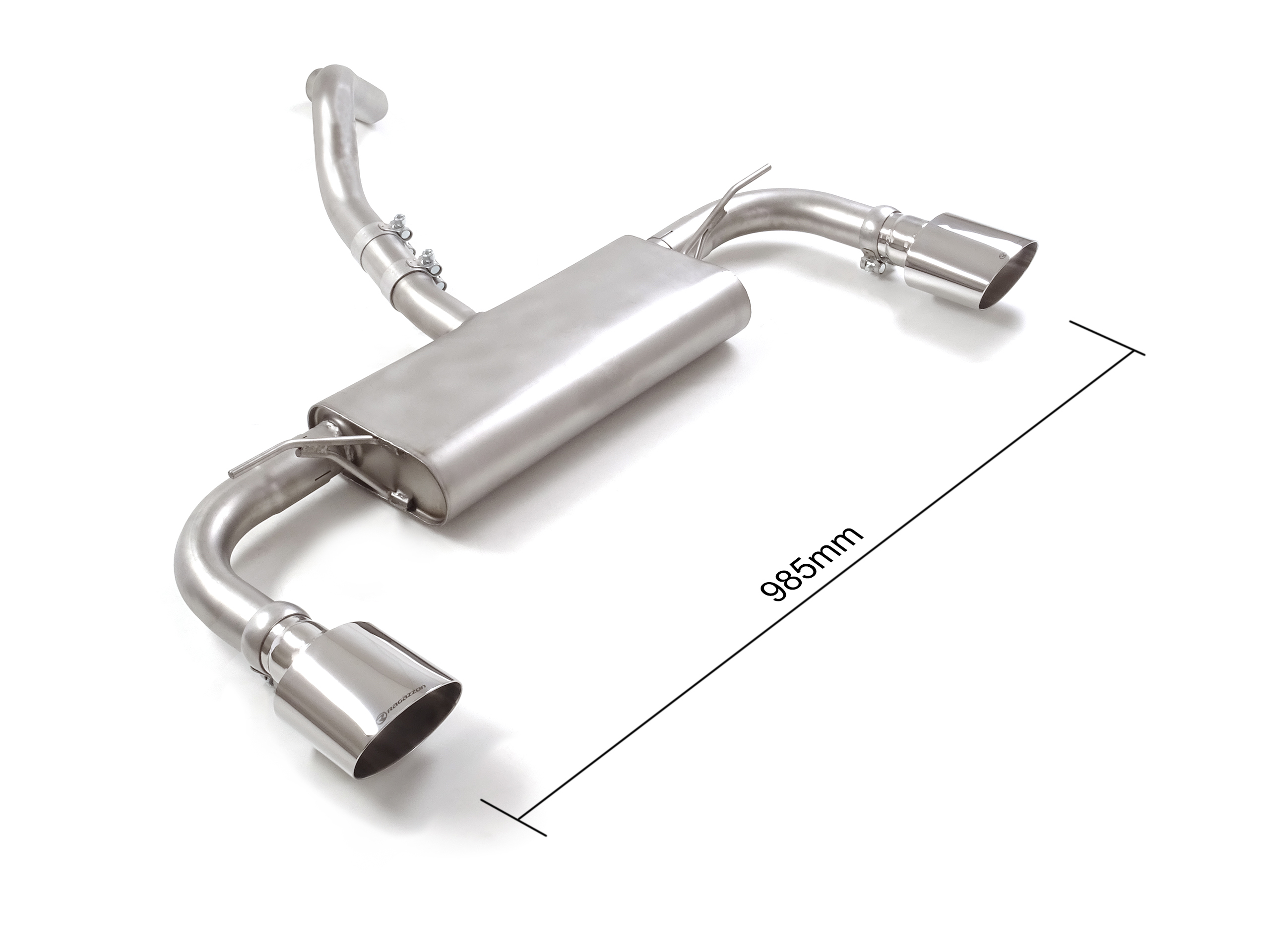 Ligne D'échappement Complète Pour Ford Focus MK1 1.4 16V Break - 2 Silencieux, Acier Aluminié - NEUVE, Garantie 30 Mois