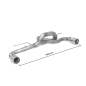 Tube arrière groupe N duplex en Inox BMW Serie 1 F21 116i (100kW - N13) 2012 - 2015