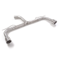 Tube arrière groupe N duplex en Inox Volkswagen Golf Mk8 2.0GTi (180kW) 76mm 2020 - 2024