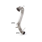 Tube suppression catalyseur Mercedes Classe A (W176) AMG A45 4MATIC (265kW) 2013 - 2015