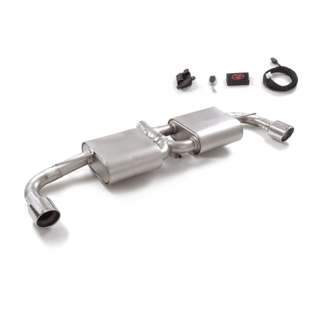 Silencieux arrière duplex en inox  Alfa Romeo 4C 1750TB (177kW) 2013 - 2020