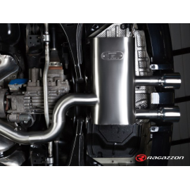 Silencieux arrière en inox Volkswagen Golf Mk6 / R 2.0TSI (199kW) ø76mm 2010 - 2012