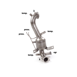 Catalyseur group n + Tube suppression filtre à particules Alfa Romeo Giulietta(940) 1.6JTDm2 (88kW) 2015 - 2018