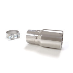 Embout d’échappement rond 80mm diamètre intérieur 50,5 mm