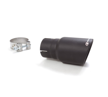 Sortie D’échappement Ronde 80mm Diamètre Intérieur 50,5mm Sport Line Black