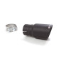 Sortie D’échappement Ronde 80mm Diamètre Intérieur 50,5mm Sport Line Black