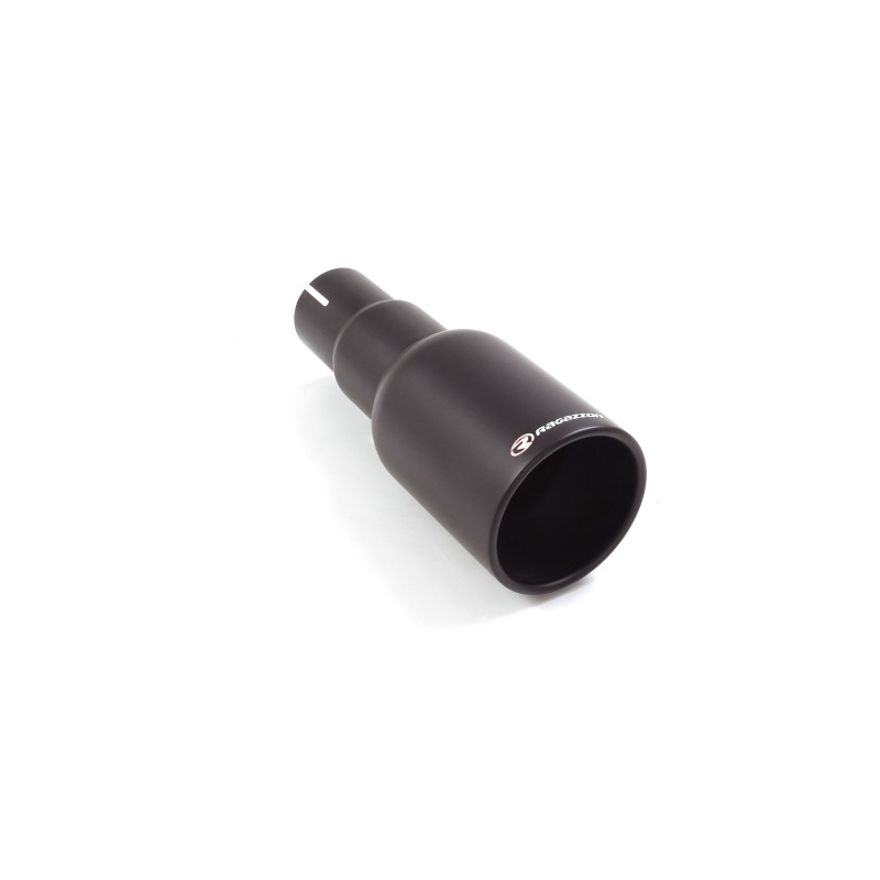 Sortie d’échappement ronde black 90 mm diamètre intérieur 50,5 mm