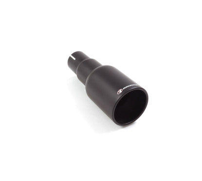 Sortie d’échappement ronde black 90 mm diamètre intérieur 50,5 mm