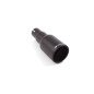 Sortie d’échappement ronde black 90 mm diamètre intérieur 50,5 mm