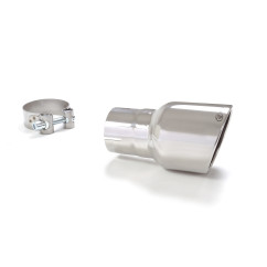 Sortie d’échappement ronde Sport Line 90 mm diamètre intérieur 60,5 mm