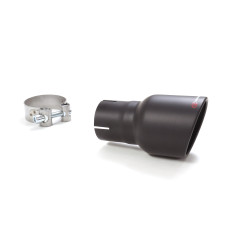 Sortie d’échappement ronde  sport line black 90 mm diamètre intérieur 60,5 mm