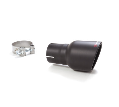 Sortie d’échappement ronde  sport line black 90 mm diamètre intérieur 60,5 mm