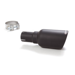 Embout d’échappement rond sport line black 90 mm diamètre intérieur 50,5 mm