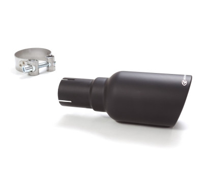Embout d’échappement rond sport line black 90 mm diamètre intérieur 50,5 mm