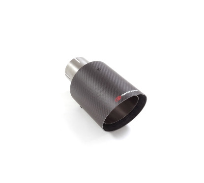 Sortie D’échappement Ronde 100 Mm Carbon Shot Diamètre Intérieur 60,5 Mm