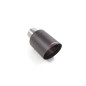 Sortie D’échappement Ronde 100 Mm Carbon Shot Diamètre Intérieur 60,5 Mm