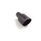 Cola de escape redonda 102 mm sport line black con diámetro interior 60,5 mm