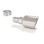 Sortie d’échappement ronde sport line 102 mm diamètre intérieur 50,5 mm