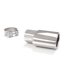 Sortie d’échappement ovale 115X70 mm diamètre intérieur 50 mm