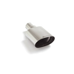 Sortie d’échappement ovale 128X80 mm diamètre intérieur 50,5 mm