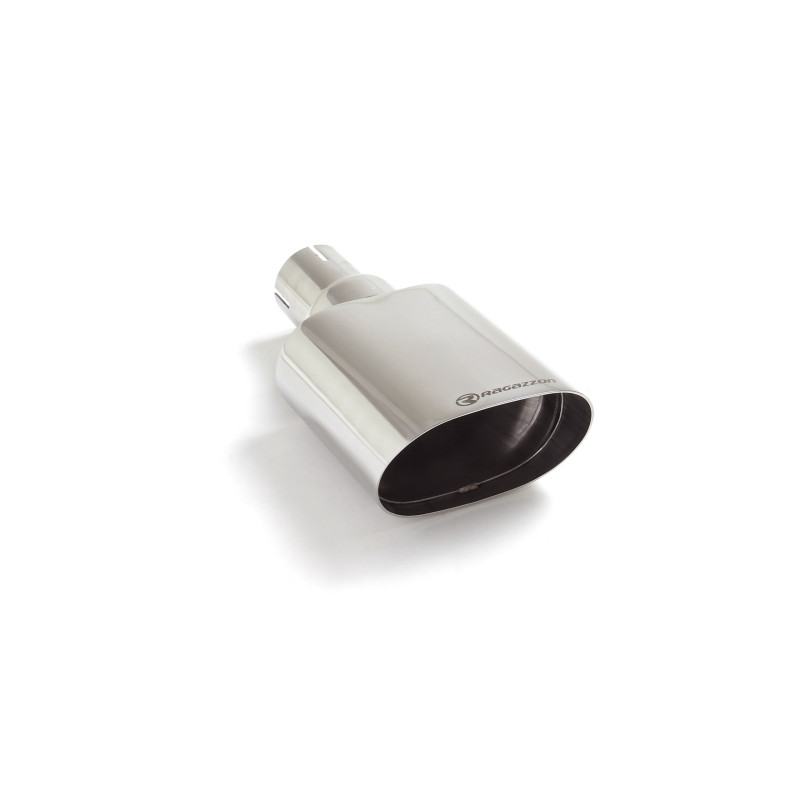 Sortie d’échappement ovale 128X80 mm diamètre intérieur 50,5 mm