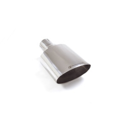 Sortie d’échappement ovale 135x90 mm diamètre intérieur 50,5 mm