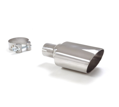 Sortie d’échappement ovale 135x90 mm diamètre intérieur 50,5 mm