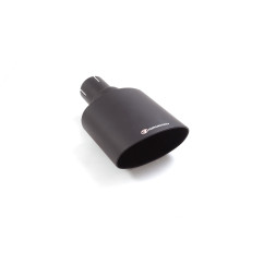 Sortie d’échappement ovale sport line black 135x90 mm diamètre intérieur 50,5 mm