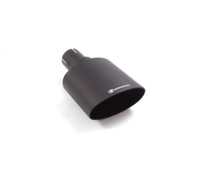 Sortie d’échappement ovale sport line black 135x90 mm diamètre intérieur 50,5 mm