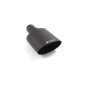 Sortie d’échappement ovale sport line black 135x90 mm diamètre intérieur 50,5 mm