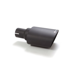 Sortie d’échappement ovale sport line black 135x90 mm diamètre intérieur 50,5 mm