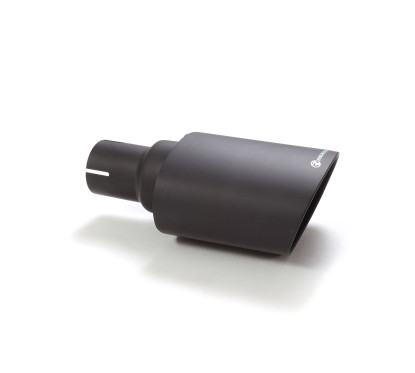 Sortie d’échappement ovale sport line black 135x90 mm diamètre intérieur 50,5 mm