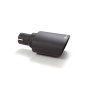 Sortie d’échappement ovale sport line black 135x90 mm diamètre intérieur 50,5 mm