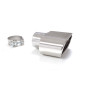 Sortie d’échappement ovale sport line 157x80 mm diamètre intérieur 70,5 mm