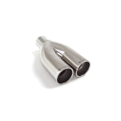 Sortie d’échappement ronde 2X70 mm diamètre intérieur 50,5 mm