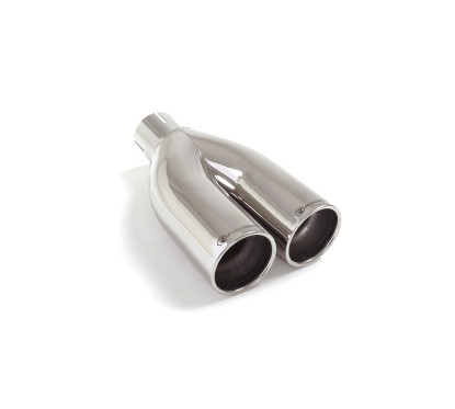 Sortie d’échappement ronde 2X70 mm diamètre intérieur 50,5 mm