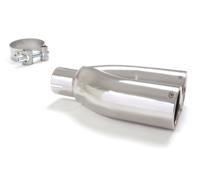 Sortie d’échappement ronde 2X70 mm diamètre intérieur 50,5 mm