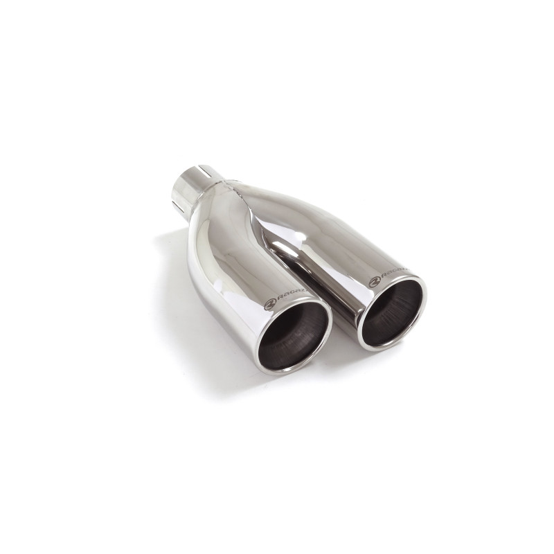 Sortie d’échappement de gauche ronde 2X70 mm diamètre intérieur 50,5 mm