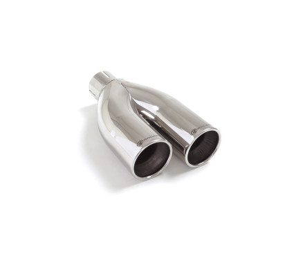 Sortie d’échappement de gauche ronde 2X70 mm diamètre intérieur 50,5 mm