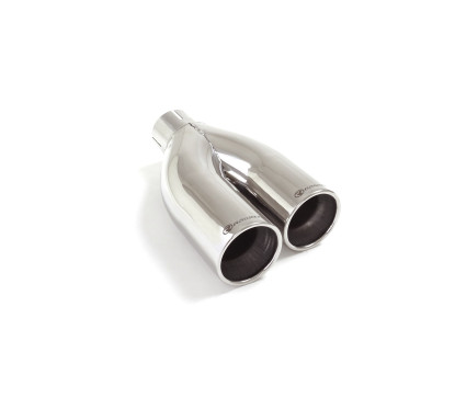 Sortie d’échappement de droite ronde 2X70 mm diamètre intérieur 50,5 mm