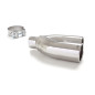 Sortie d’échappement de droite ronde 2X70 mm diamètre intérieur 50,5 mm