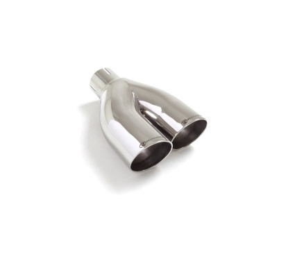 Sortie d’échappement de droite sport line ronde 2X70 mm diamètre intérieur 50,5 mm