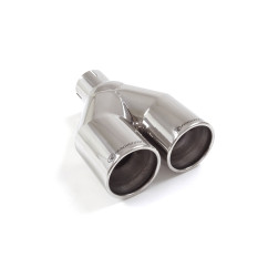 Sortie d’échappement ronde 2X90 mm diamètre intérieur 60,5 mm