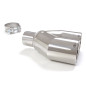 Sortie d’échappement ronde 2X90 mm diamètre intérieur 60,5 mm