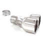 Sortie d’échappement ronde 2X102 mm diamètre intérieur 70,5 mm