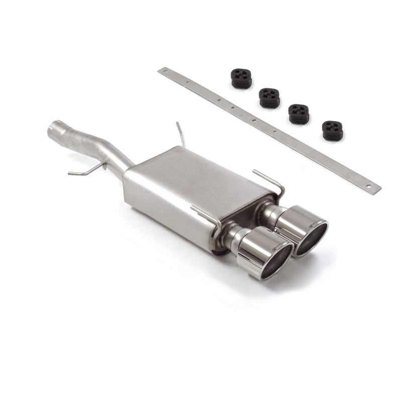 Silencieux arrière en inox Mini F56 Cooper S 2.0 (141kW) 2014 - 2018 Silencieux arrière en inox Mini F56 Cooper S 2.0 (141kW) 2014 - 2018